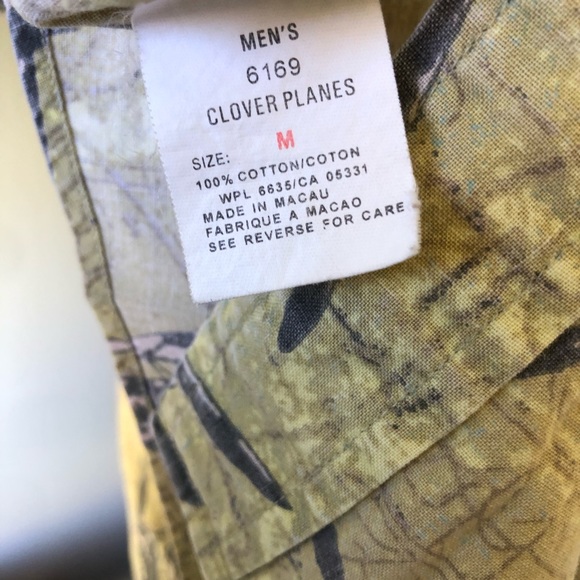 Woolrich Aviation Clover Planes Cotton Button Down - Picture 2 of 7